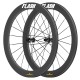 700C 60x31mm Carbon Tubeless Hooked /Hookless Gravel / CX Wheelset with Blade Carbon Spokes